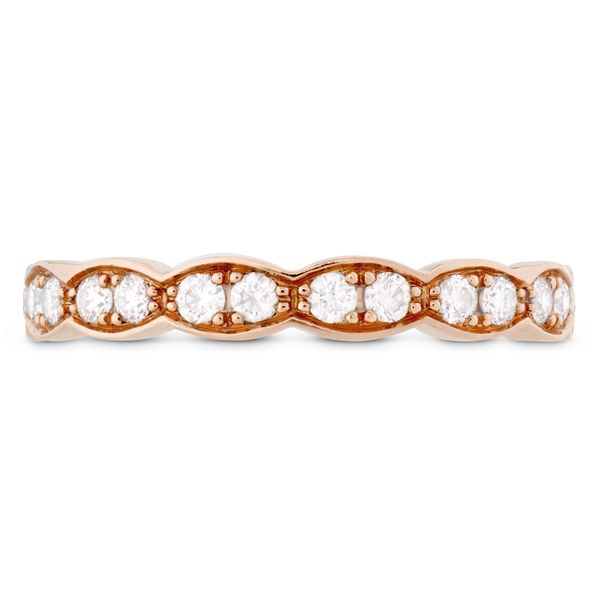 0.2 ctw. Special Lorelei Floral Diamond Band in 18K Rose Gold by Hearts on Fire