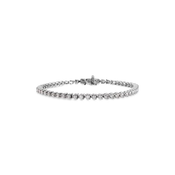 1.36 ctw. Special Temptation Three-Prong Bracelet in 18K White Gold by Hearts on Fire