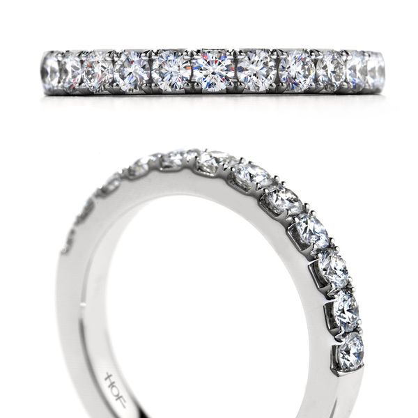 0.5 ctw. Special Beloved Band in 18K White Gold - Special Beloved Band set in 18K White Gold, Hearts On Fire 0.5 ctw.