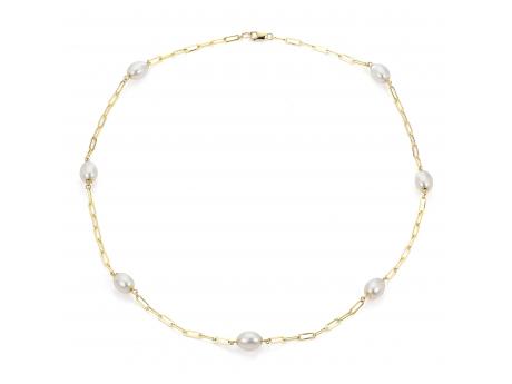 14KT Yellow Gold Freshwater Necklace by Imperial Pearls