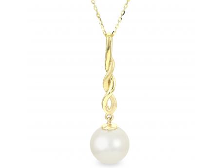 14KT Yellow Gold Freshwater Pearl Pendant by Imperial Pearls