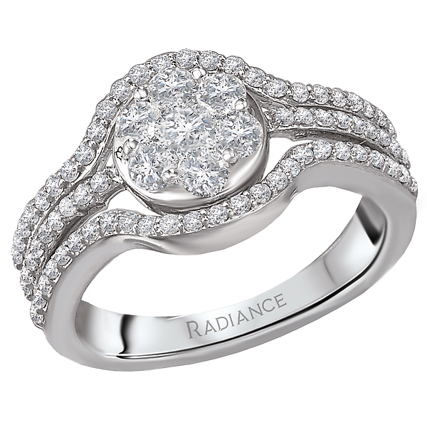 Diamond Cluster Fashion Ring by Radiance