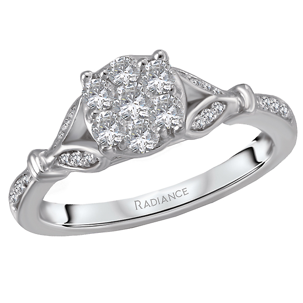 Classic Diamond Cluster Ring by Radiance