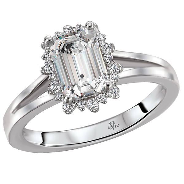 Split Shank Semi-Mount Diamond Ring by La Vie