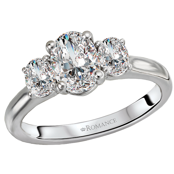 Diamond Semi-Mount Engagement Ring by Romance Diamond