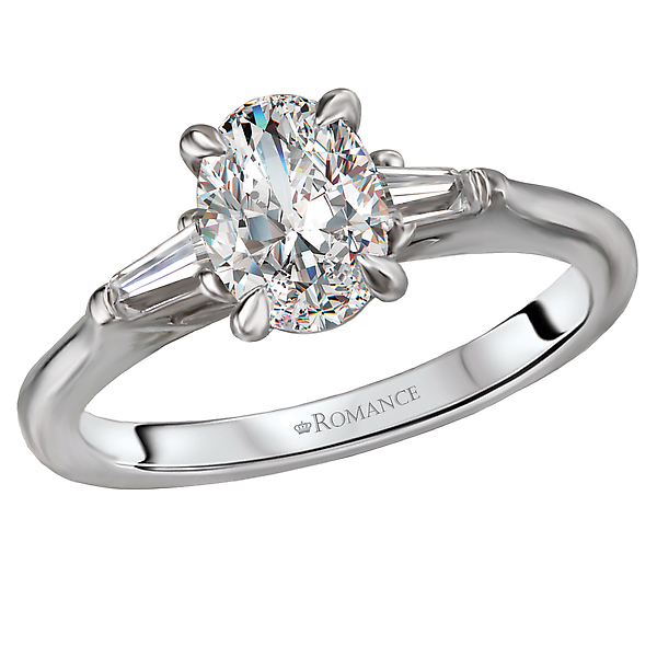 Diamond Semi Mount Engagement Ring by Romance Diamond