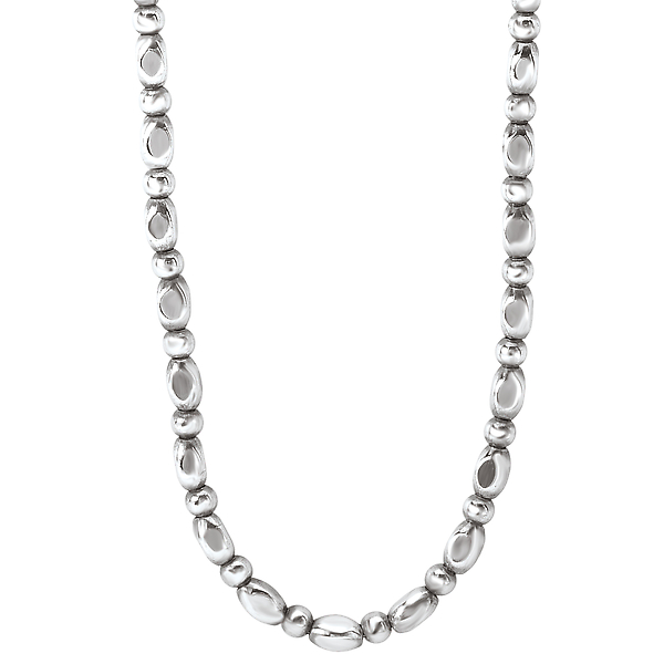 Sterling Silver Bead Chain by Eleganza