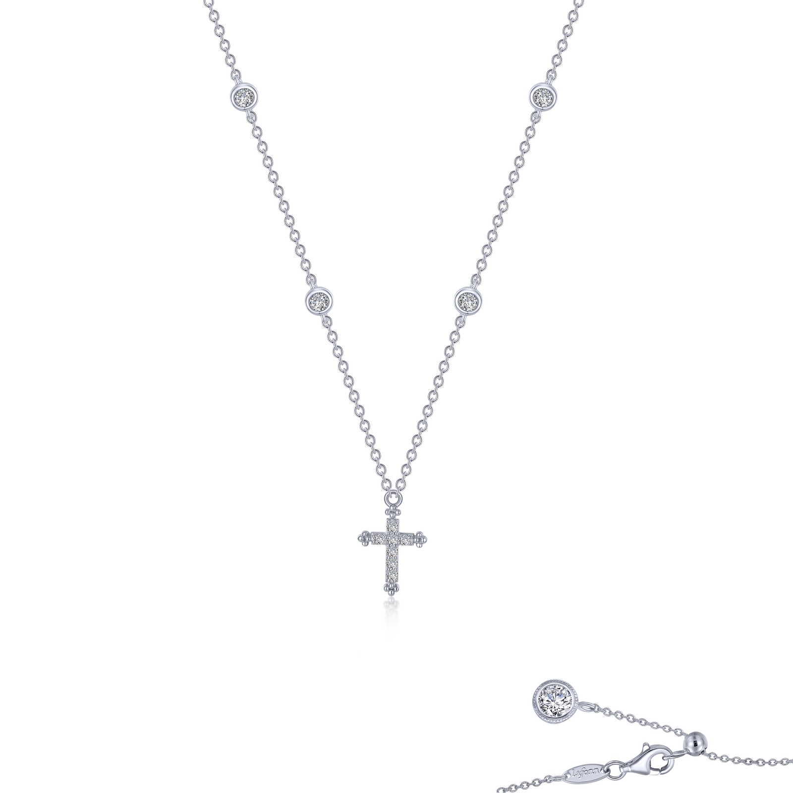 0.41 CTW Cross Necklace by Lafonn