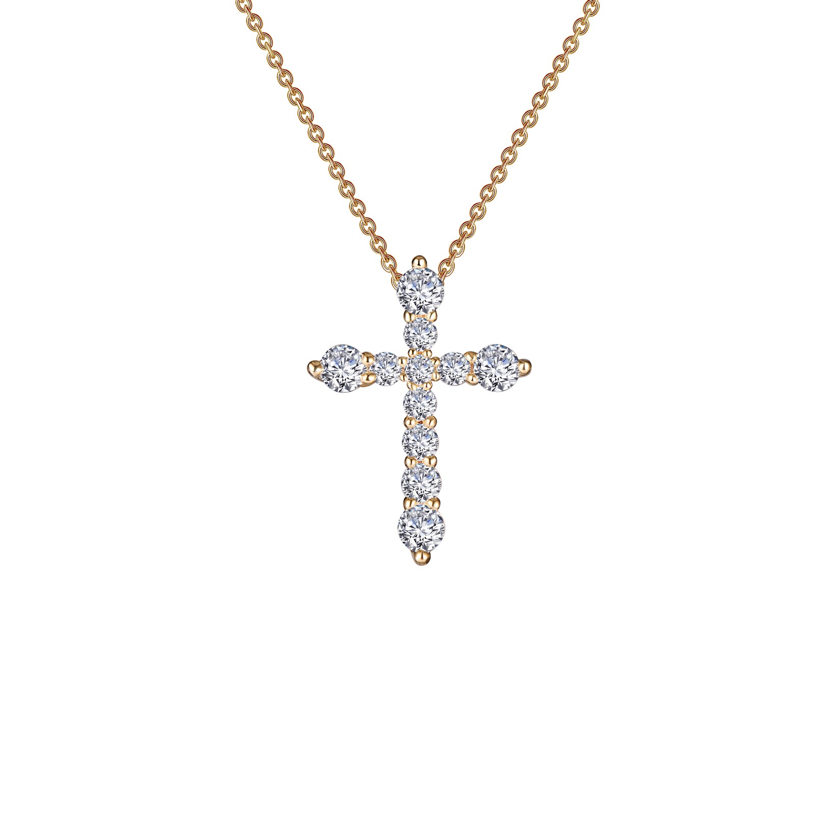 0.67 CTW Cross Pendant Necklace by Lafonn