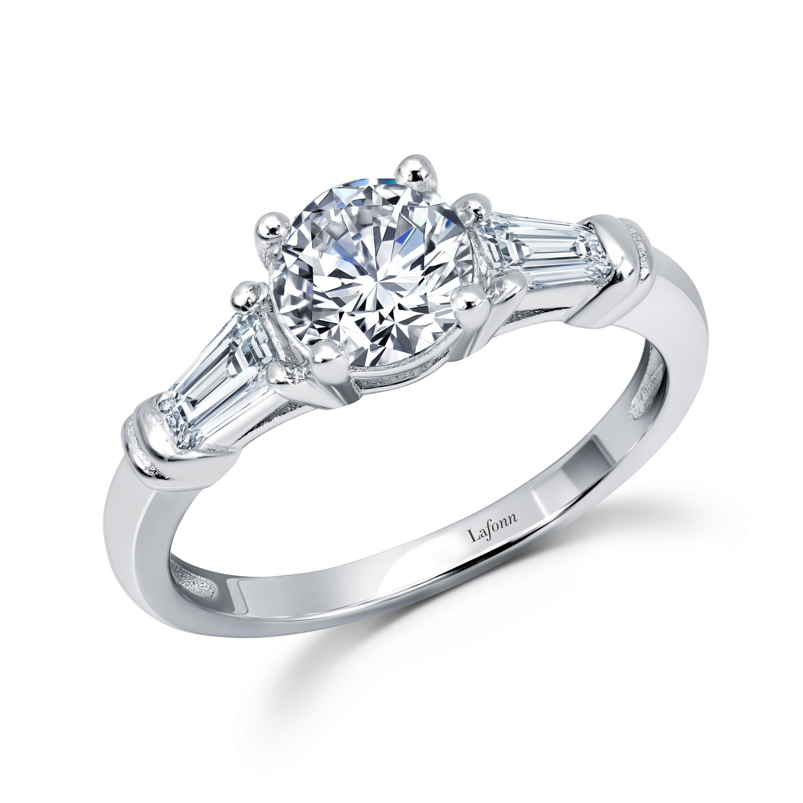 Three-Stone Engagement Ring by Lafonn