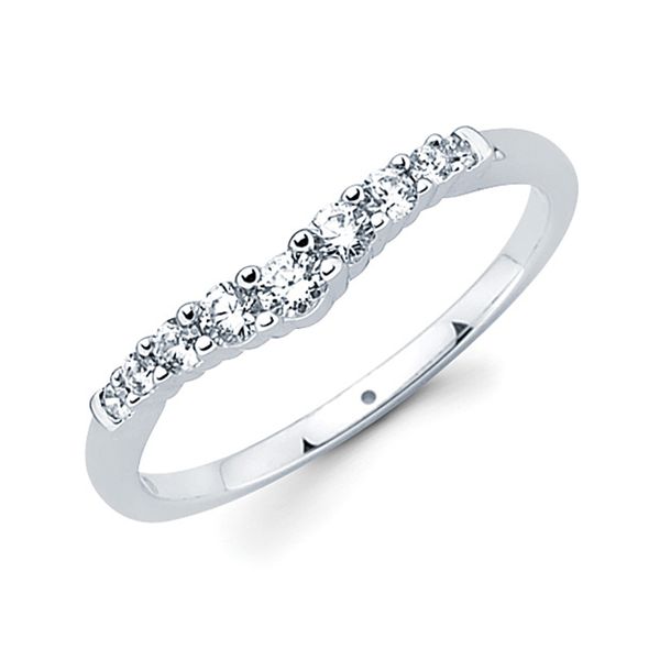 14k White Gold Anniversary Band by Ostbye