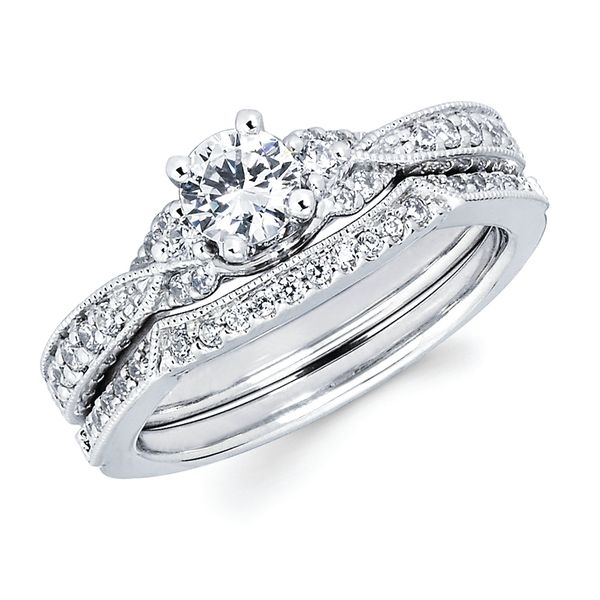 14k White Gold Engagement Set Oc16a08 Oc16a08w Bridal Sets From Jim S Jewelers Tyler Tx