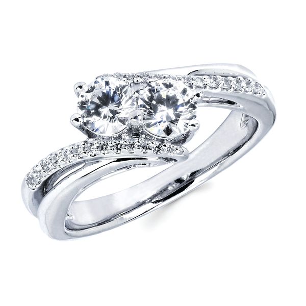 14k White Gold Diamond Fashion Ring by Ostbye