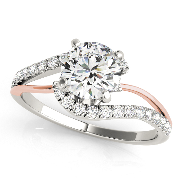 10k white gold engagement ring