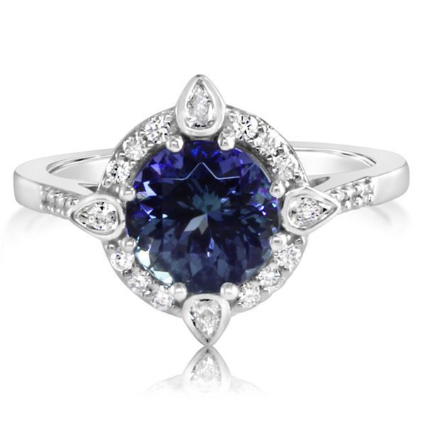 White Gold Tanzanite Ring by Parle