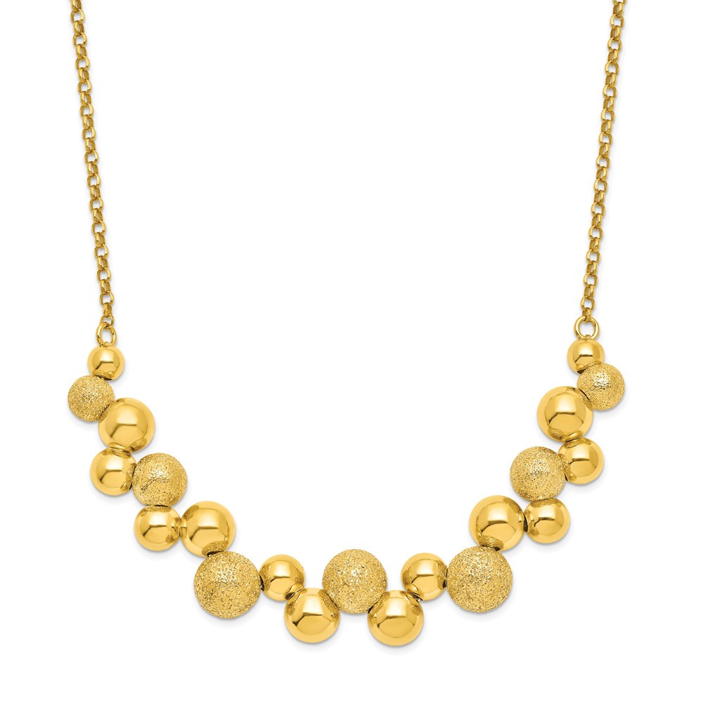 Gold-Plated Sterling Silver Necklace by Leslie