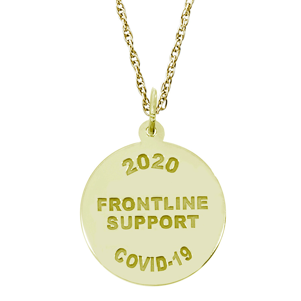 Covid-19 - Frontline Support Charm & Chain by Rembrandt Charms