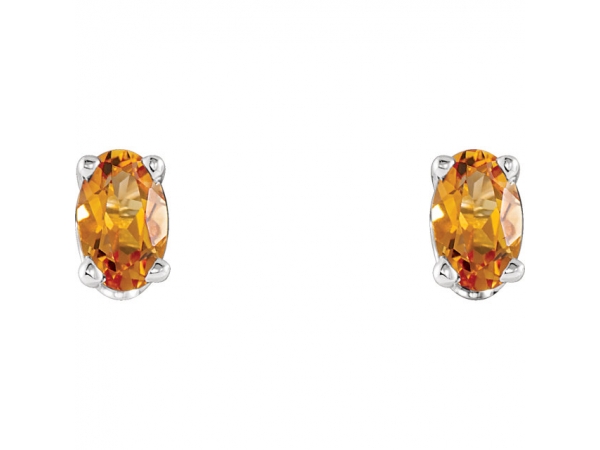 Citrine Earrings 1920 120 P Colored Stone From Miller S Colored Stone Earrings Citrine Image 2