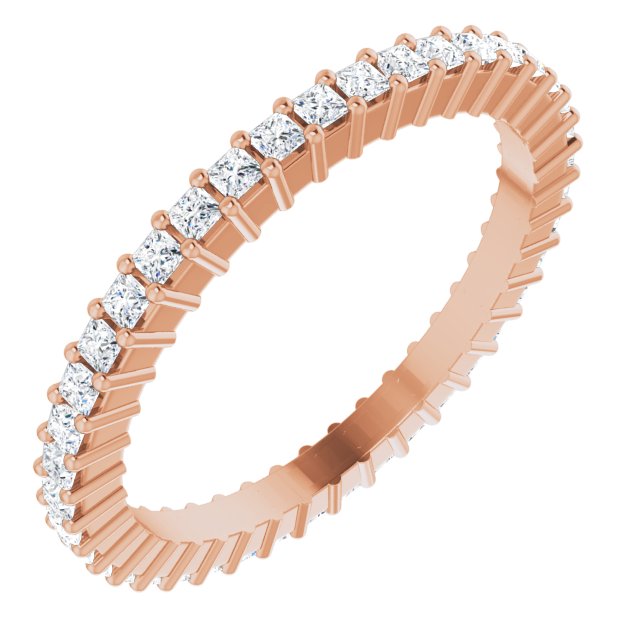 Anniversary Bands - 14K Rose Gold Anniversary Band