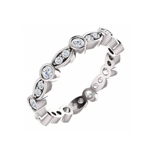 Anniversary Bands - 14K White Gold Anniversary Band