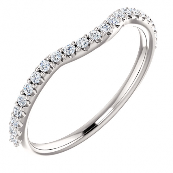Gemstone Rings - Contour Band