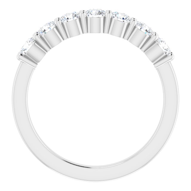 Gemstone Rings - Anniversary Band - image #2