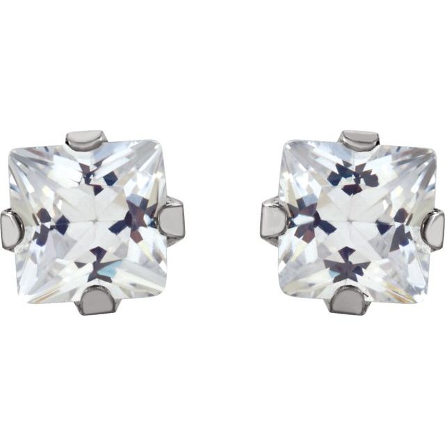 Gemstone Earrings - Inverness® Piercing Stud Earrings - image 2