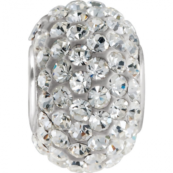 Beads - Kera® Roundel Bead with Crystals