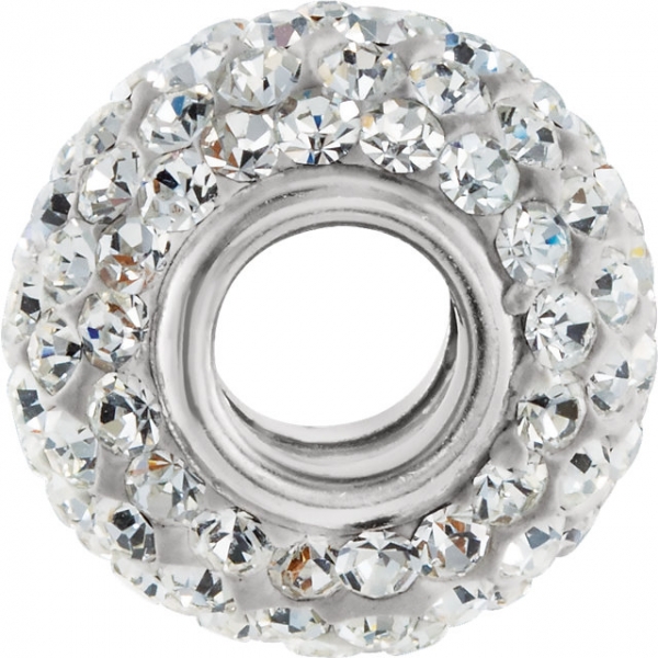 Beads - Kera® Roundel Bead with Crystals - image 2