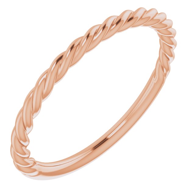 Wedding Bands - Twisted Rope Band