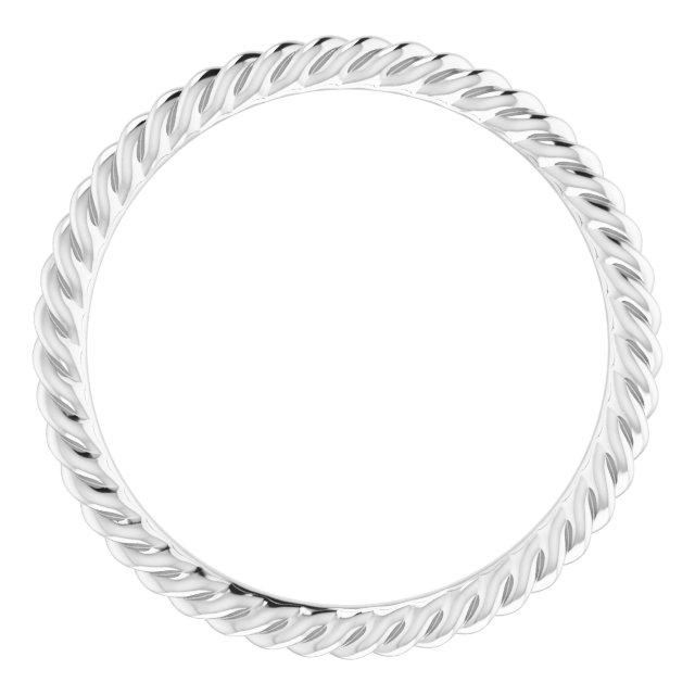 Wedding Bands - Skinny Rope Band - image #2