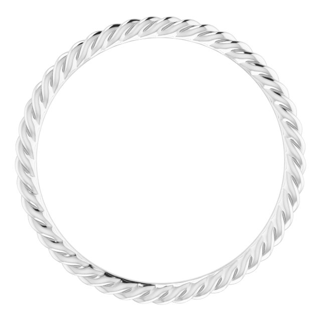 Wedding Bands - Skinny Rope Band - image #2