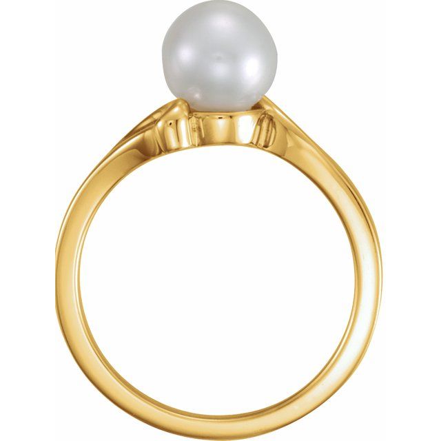 Rings - Solitaire Pearl Ring - image 2