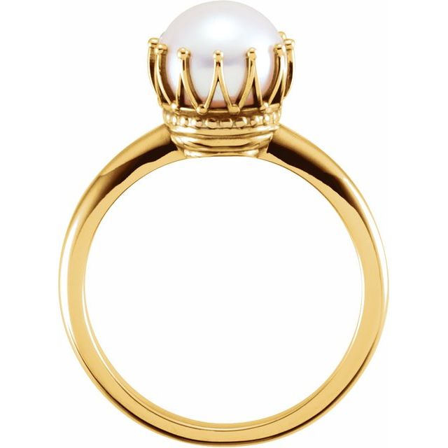 Rings - Pearl Crown Ring - image 2