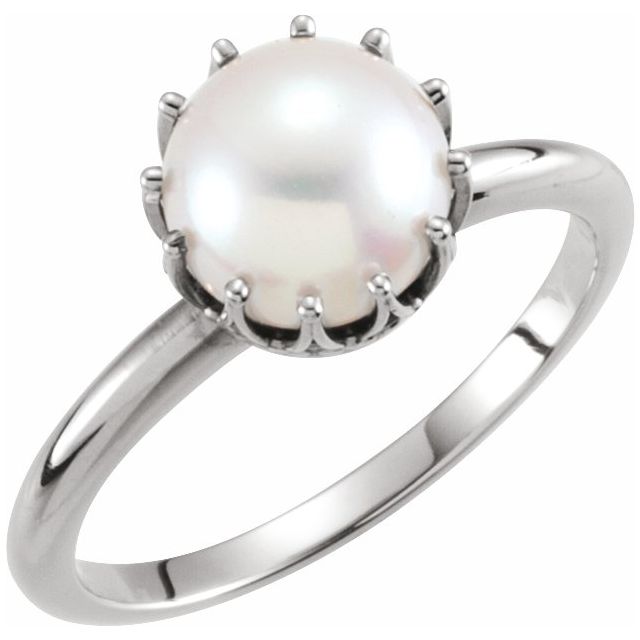 Rings - Pearl Crown Ring
