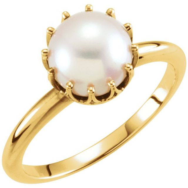 Rings - Pearl Crown Ring
