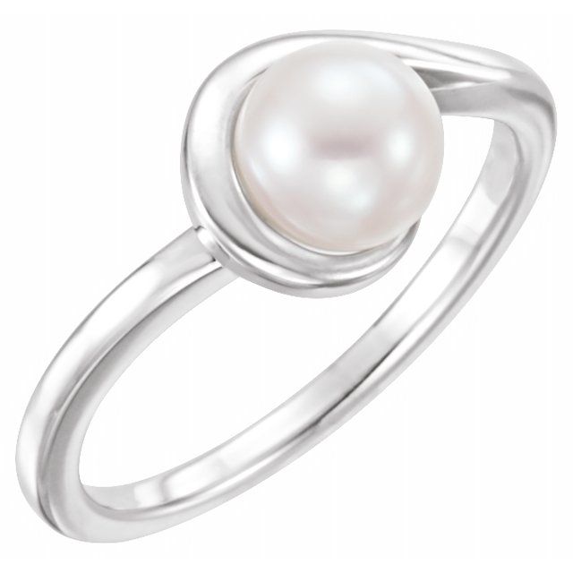 Rings - Pearl Freeform Ring