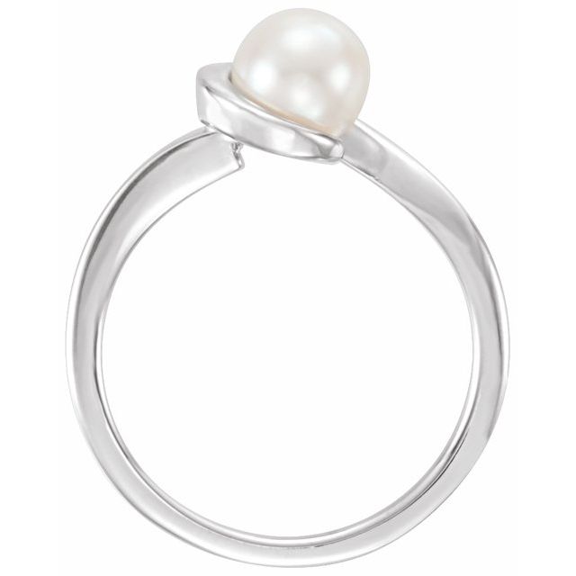Rings - Pearl Freeform Ring - image #2