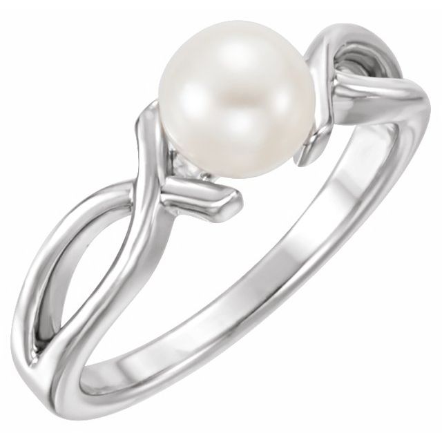 Rings - Pearl Freeform Ring