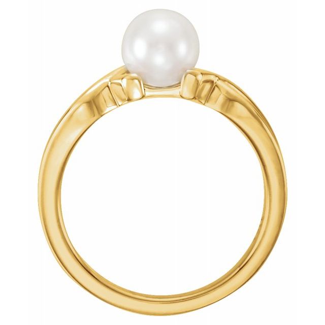 Rings - Pearl Freeform Ring - image #2