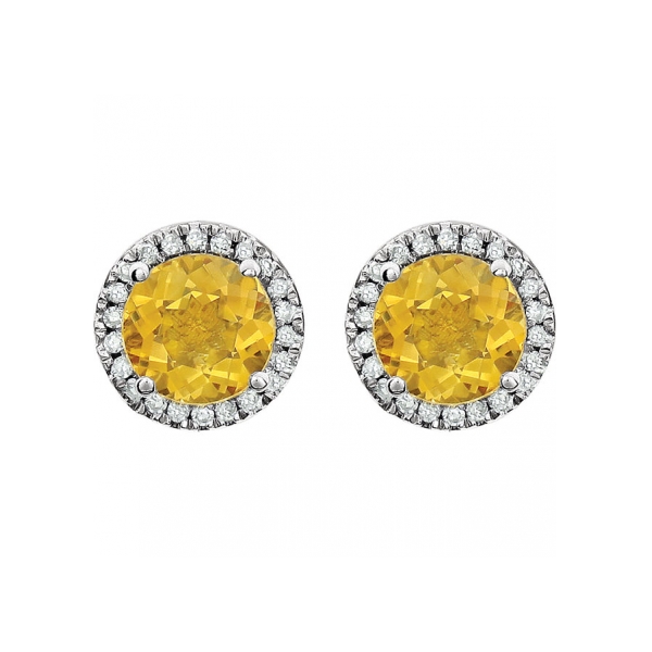 Genuine Citrine Earrings 651302 70006 P Gemstone From Gemstone Earrings Genuine Citrine Image 2