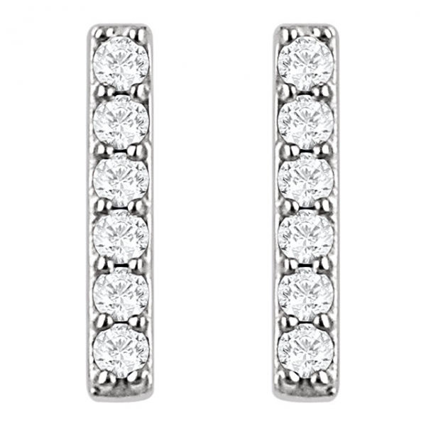 Gemstone Earrings - Bar Earrings - image #2