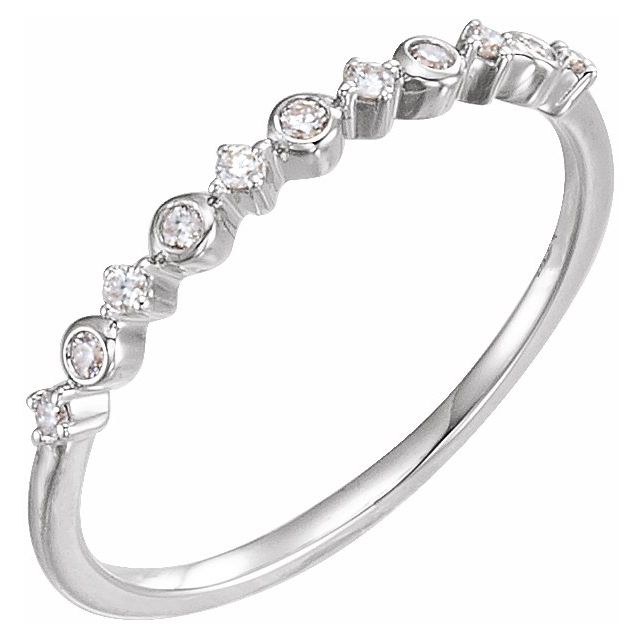 Diamond Fashion Rings - Stackable Ring
