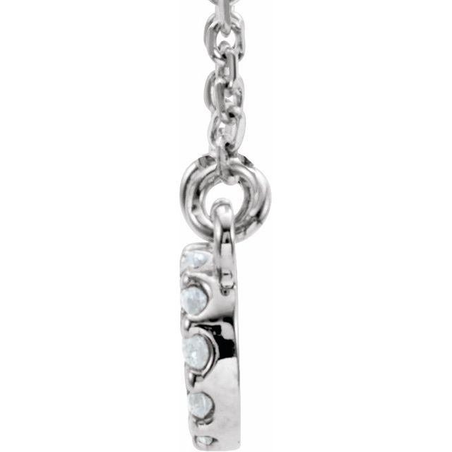Diamond Necklaces - Infinity Necklace - image #2