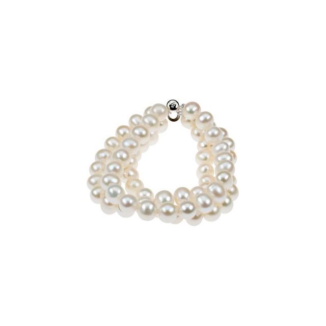 Bracelets - Freshwater Cultured Pearl 3-Strand Bracelet