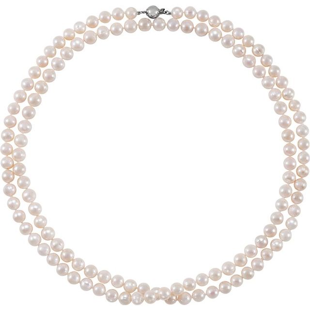 Gemstone Necklaces - Freshwater Cultured Pearl Necklace