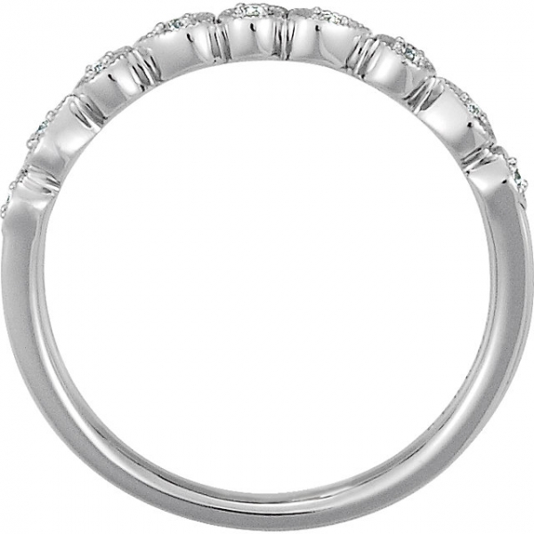 Anniversary Bands - Diamond Ring - image #2