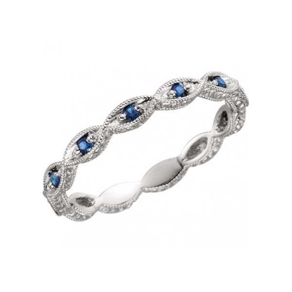 Anniversary Rings - 14K White Gold Anniversary Band