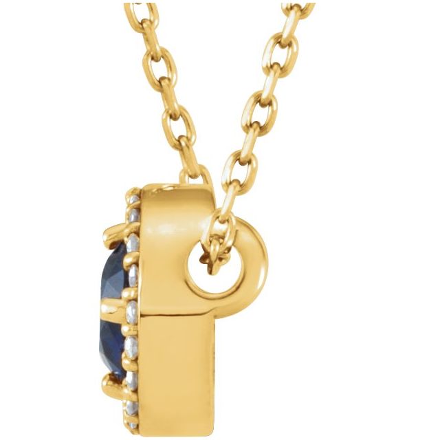 Gemstone Necklaces - Halo-Style Necklace - image #2