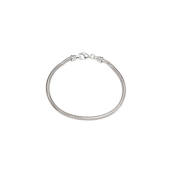 Diamond Bracelets - Kera® 3.0 MM Sterling Silver Snake Bracelet